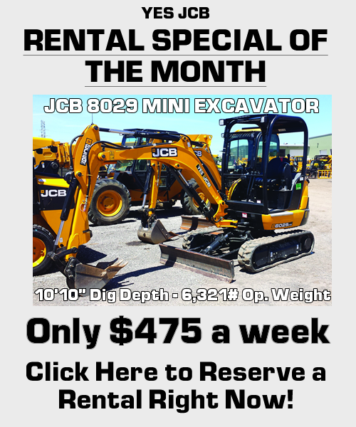 Rent JCB Construction / AG Equipment Milwaukee & Madison, Wisconsin